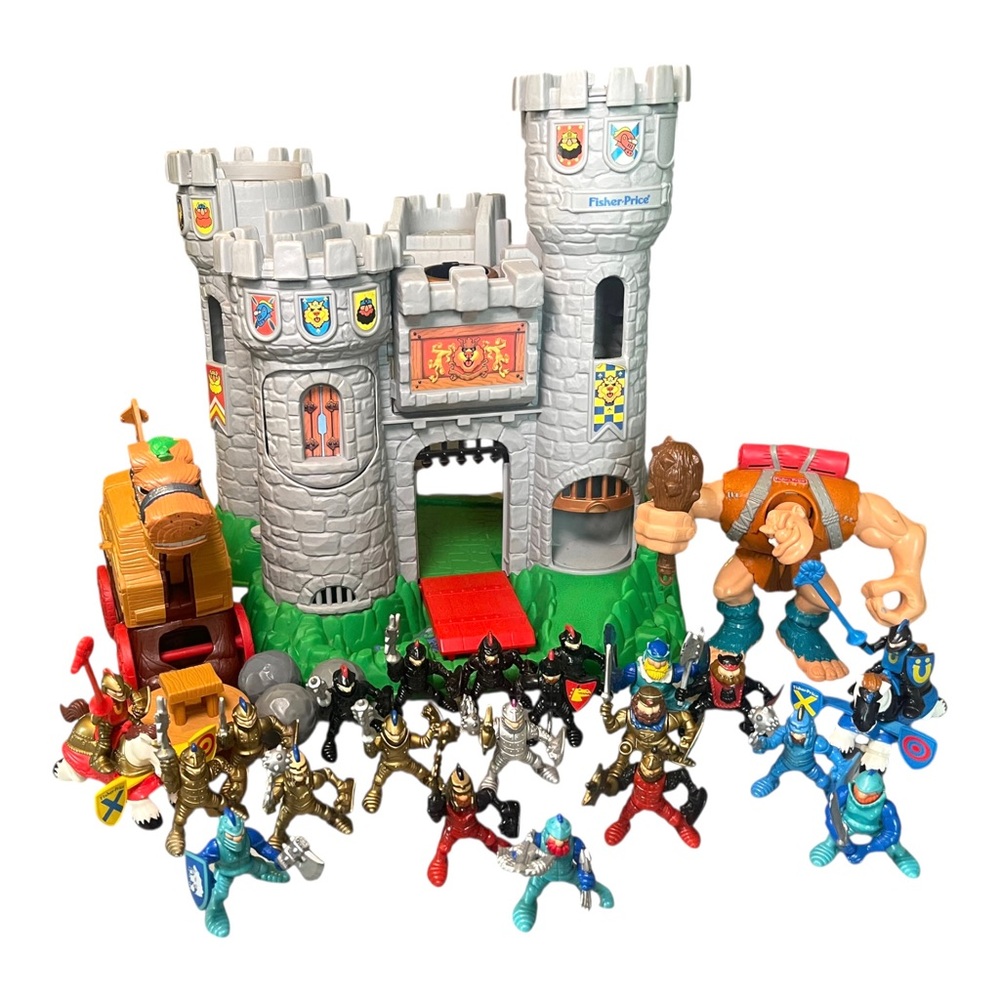 1994 Fisher-Price Great Adventures Castle Knight Action Figures & Accessories
